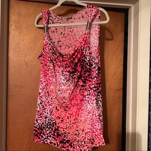 Tank top with coil embellishments
